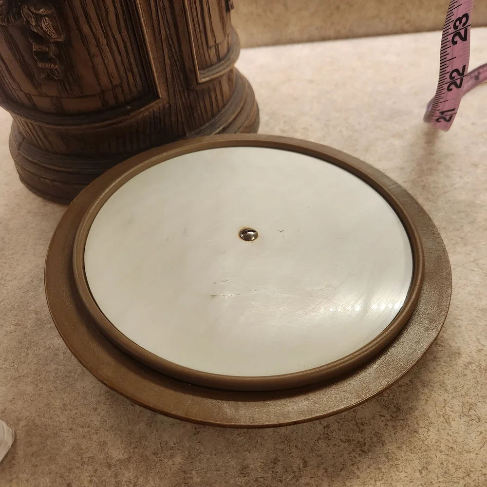 Vintage faux wood Insulated ice bucket